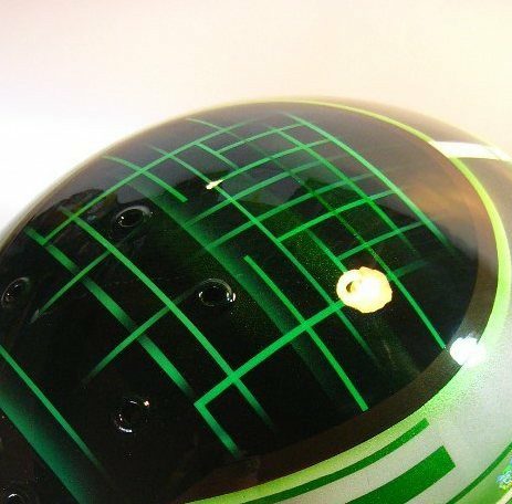 2009, 헬멧위에 그리드 페인트